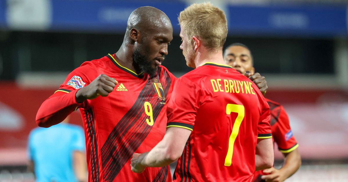 - Romelu Lukaku Kevin De Bruyne Belgium - ລູກາກູ-ເດິ ບຣອຍ ນຳທີມເບລຢຽມ ສູ້ເສິກບານໂລກ 2022-11-10